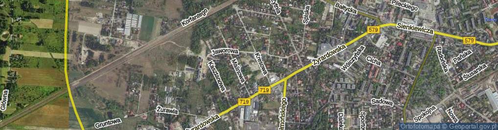 Zdjęcie satelitarne Jagodowa ul.